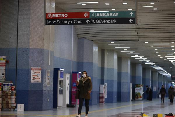 Ankara'da toplu ulaşıma koronavirüs etkisi